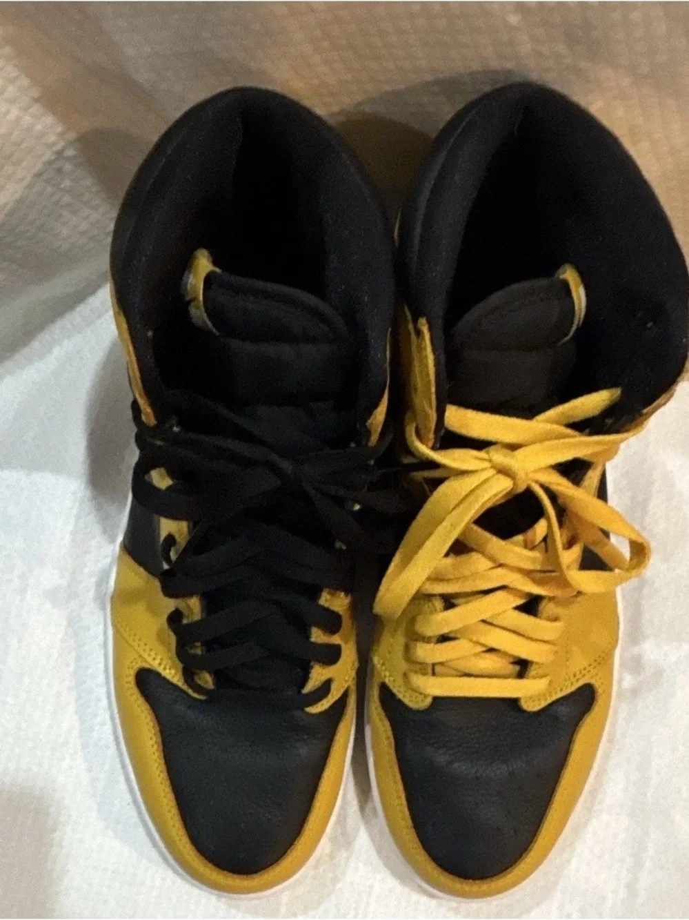 Air Jordan 1 Retro High OG Pollen Black Yellow Men’s 10